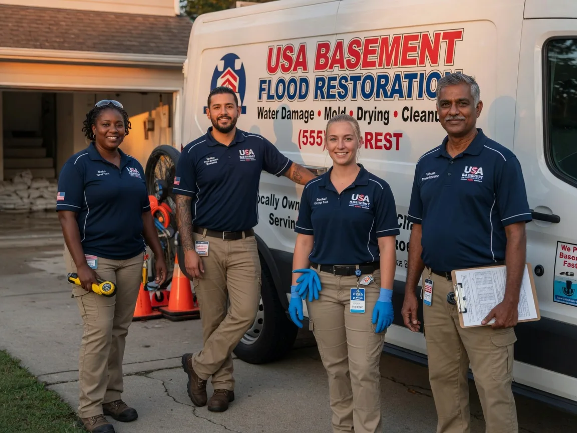 Basement Flood Cleanup company in Meriden, WY