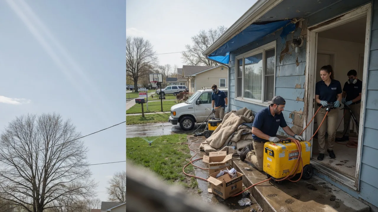 Basement Flood Cleanup in Meriden, WY near me